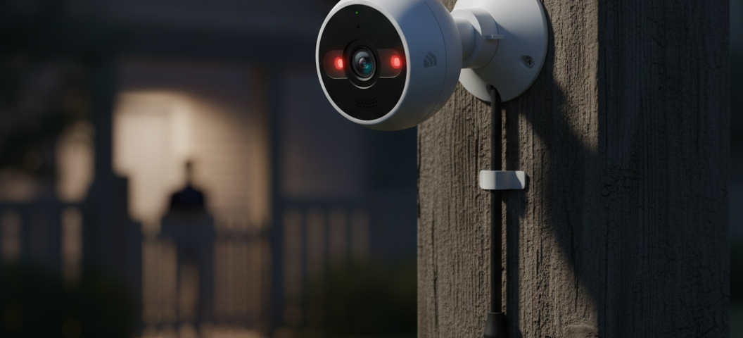 QHD Security Camera Outdoor Wired